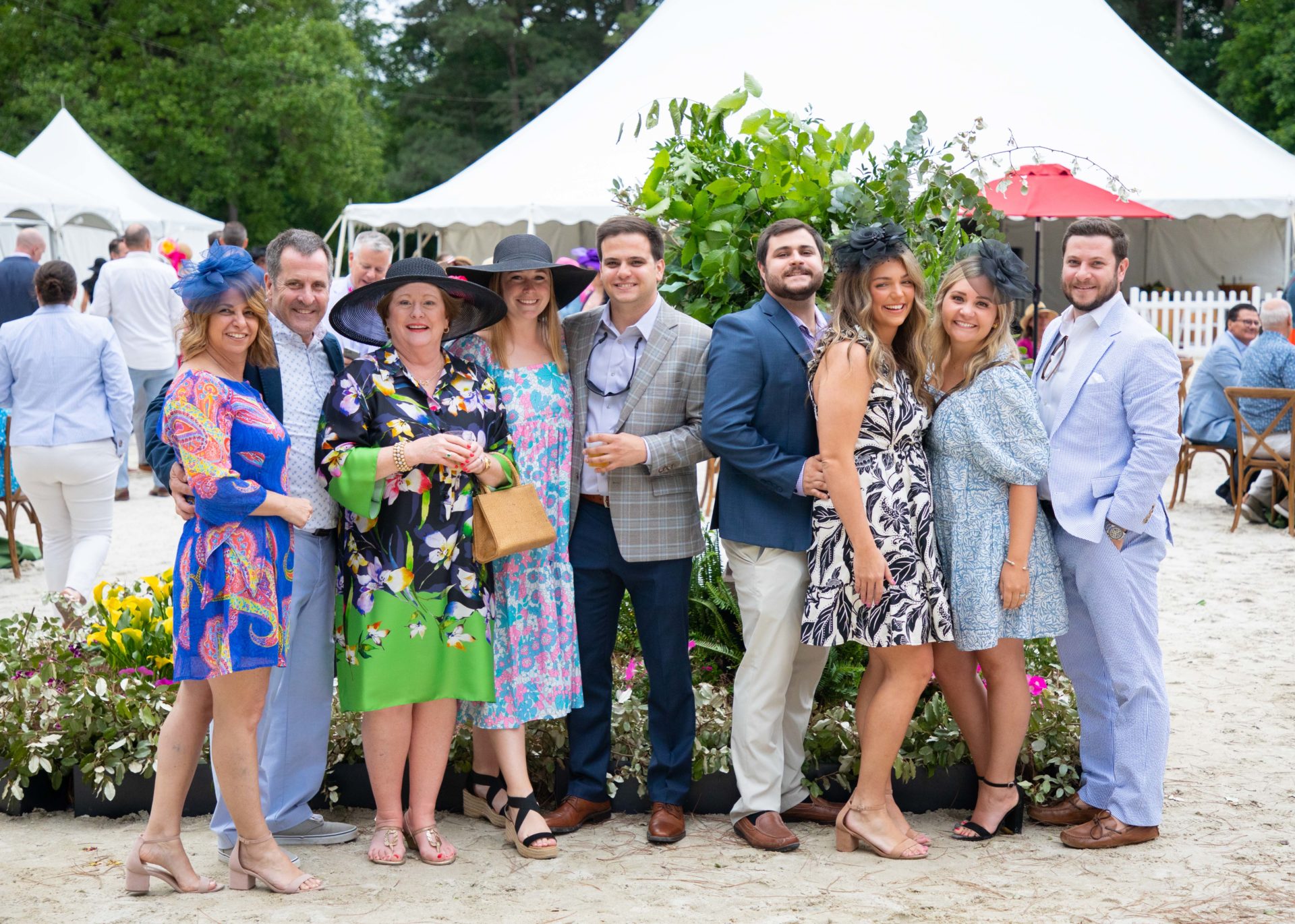 Guests enjoying Shepherd's annual Derby Day event
