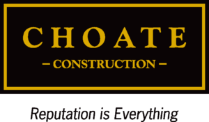 Choate Construction Logo displayed as sponsor of 2022 Shepherd Cup