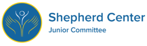 Shepherd Center logo with the words "Junior Committee" underneath